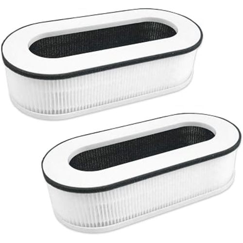 RP-AP068 Replacement Filter, Compatible with RENPHO Compact Air Purifier RP-AP068, 3-in-1 H13 Filtration and Activated Carbon Filter, 2-Pack