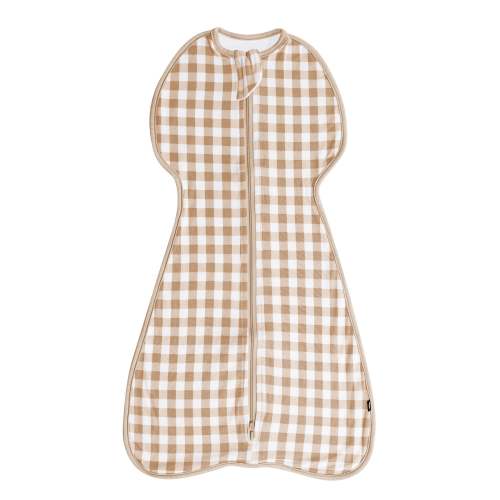 Swaddle Bag in Gingham Bisque 0.5