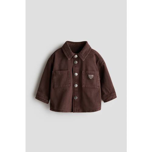 COTTON TWILL OVERSHIRT