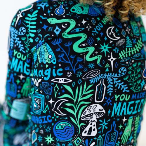 Bamboo Toddler Pajamas - You Made Magic Affirmation – Raising Mama