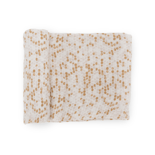Cotton Muslin Swaddle Blanket - Honeycomb