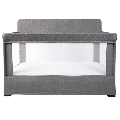 Baby Delight Lunaire Full Size Crib, Charcoal Tweed