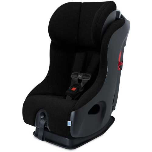 Clek Fllo Narrow Convertible Car Seat with Anti-Rebound Bar - Carbon (Jersey Knit)
