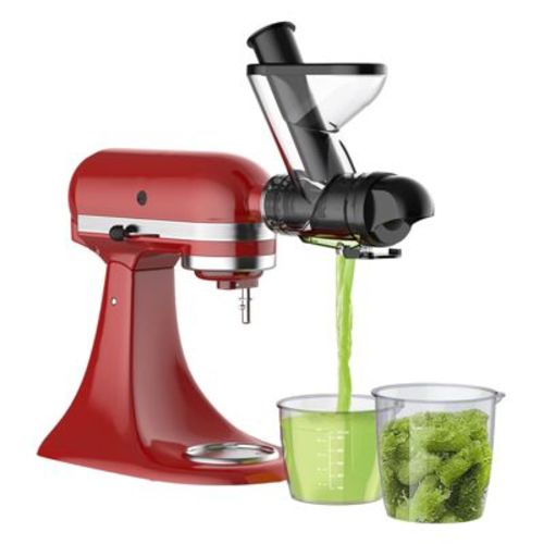 Gvode Masticating Juicer Attachment, Compatible with KitchenAid®, Cold Press & Dual Feed Chute