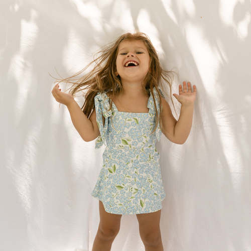 Lola Bodysuit · Hydrangea | Baby & Girls Swimsuits | Girls Bikinis | Luxury Swimsuits & Bikinis For Girls & Baby – Petit Playa