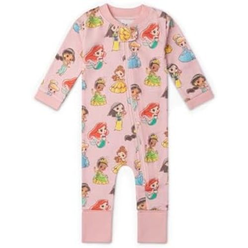 MONICA + ANDY One Piece Baby Pajamas, 100% Organic Baby Clothes for Girls and Boys, Sizes For Newborn and Infant