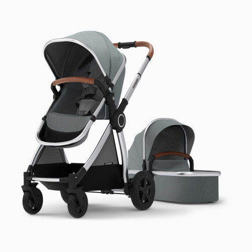 Mompush Ultimate 2 Stroller & Bassinet - Gray