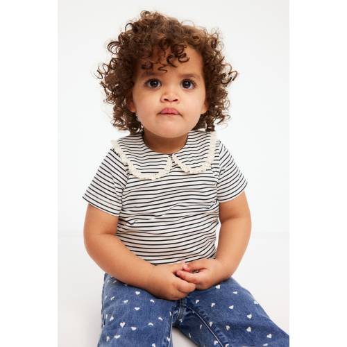 2-PACK COTTON TOPS WITH COLLAR