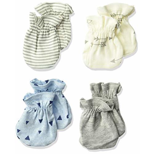Gerber Baby Boys' 4-Pair Mittens