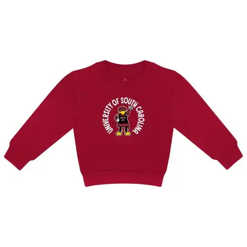 SOUTH CAROLINA GAMECOCKS GARNET COCKY INFANT CREW