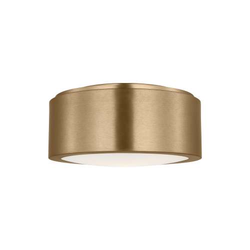 Neal Small Flush Mount 10", Satin Brass