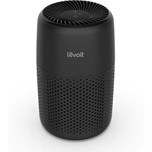 LEVOIT Air Purifiers For Bedroom Home, HEPA Filter -Cleaner With Fragrance Sponge For Better Sleep, -Filters Smoke, Allergies, Pet Dander, Odor, Dust, Office, Desktop, Portable, Core Mini, Black