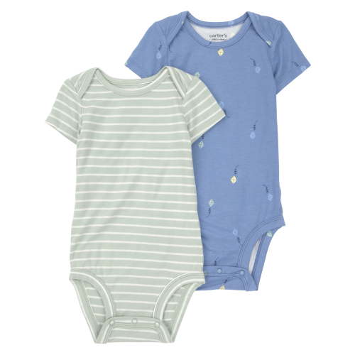 Carter's Child of Mine Baby ComfySoft Bodysuit, 2-Pack, Sizes Preemie-18 Months