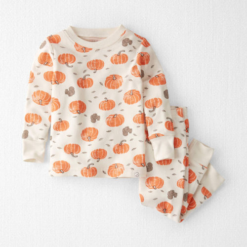 Baby 2-Piece Organic Cotton Pyjamas in Harvest Pumpkins | Carter’s Oshkosh Canada