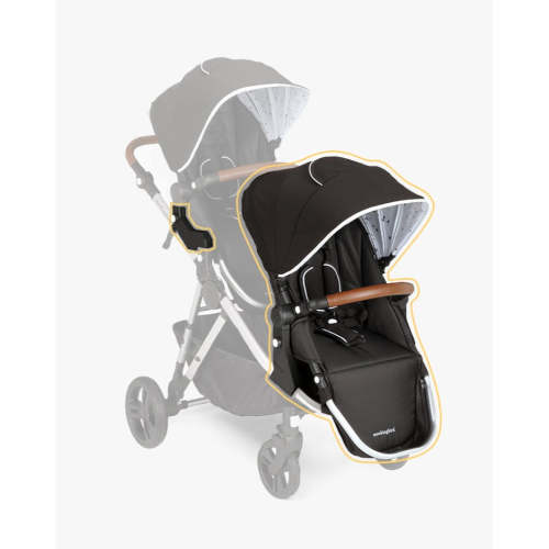 2nd Seat Kit | Black, Watercolor Drops, Silver with Penny Leather