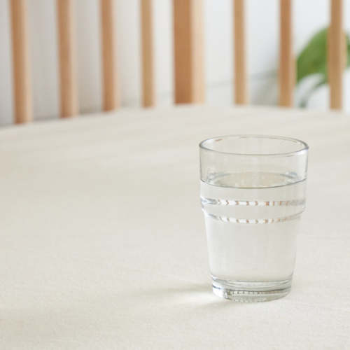 Avocado Green Organic Waterproof Crib Protector Pad