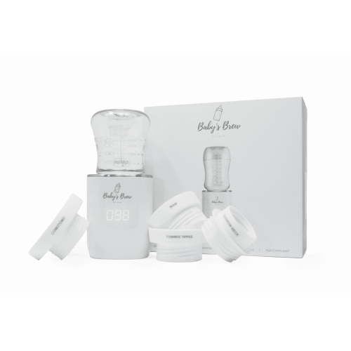 Baby's Brew Portable Bottle Warmer Pro with 4 Adapters, Baby Bottle Warmer