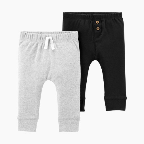 Carter's Pant (2 Pack) - Black/Grey, Newborn