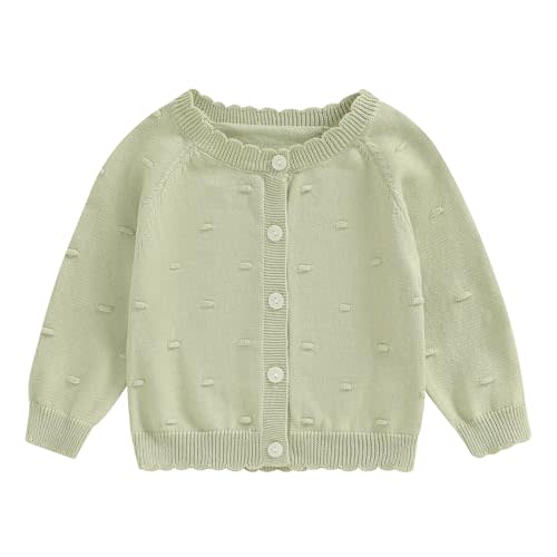 Baby Girl Cardigan Long Sleeve Button Up Sweater Toddler Girl Fall Outfits | baby cardigans toddler cardigans long sleeve sweater