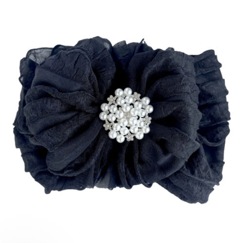 Pearl Ruffled Headband