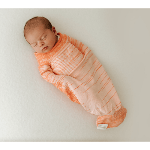 Orange Swaddle Sleep Sack - Small ( 6-12 pounds)