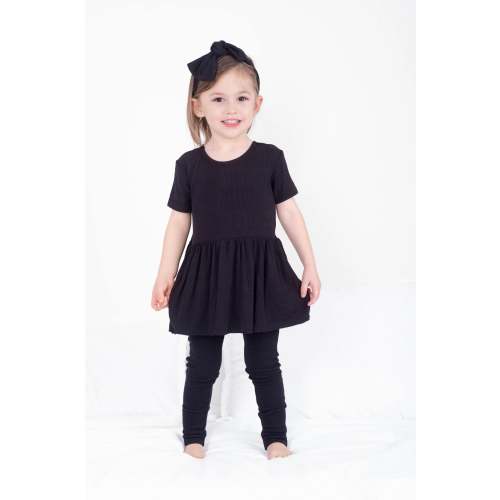 Reversible Opening Ready Set Romper® in Ribbed Essential Midnight