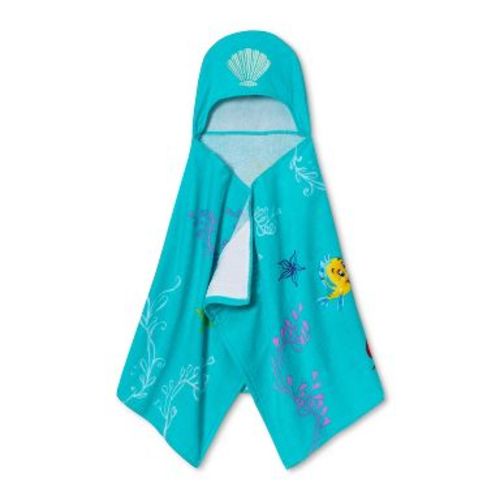 Disney Little Mermaid Kids' Hooded Towel