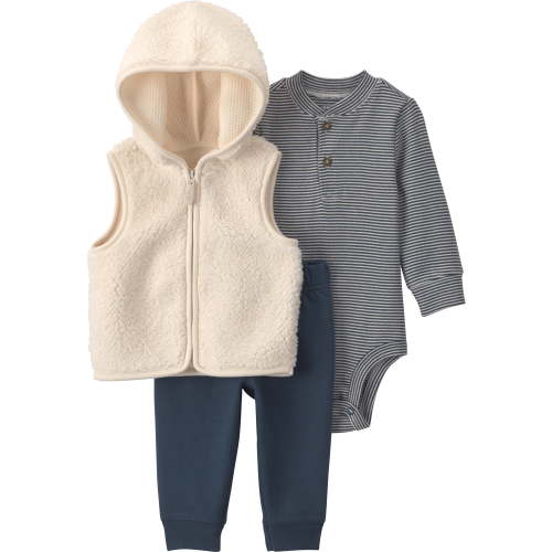 Carter's Child of Mine Baby Boy Vest Outfit Set, 3-Piece, Sizes 0/3-24 Months