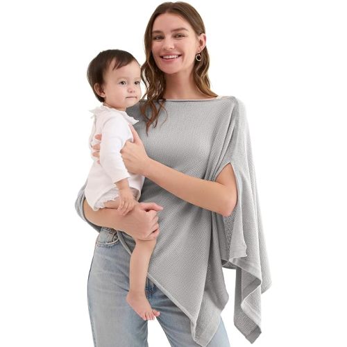 Momcozy Nursing Cover, Privacy Breastfeeding Cover with Soft Breathable