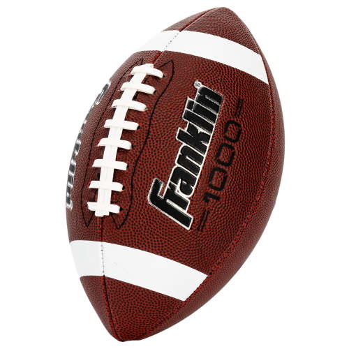 Franklin Sports PeeWee Footballs - Extra Grip 1000 - Brown/White - 1 Inflated Ball