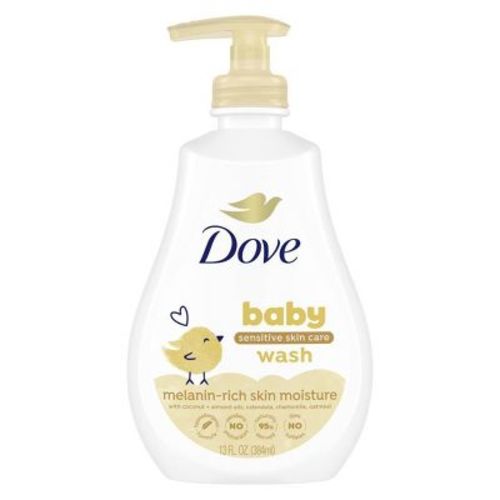 Baby Dove Baby Body Wash & Shampoo Melanin-Rich Skin Nourishment, Hypoallergenic and Tear-Free - 13 fl oz