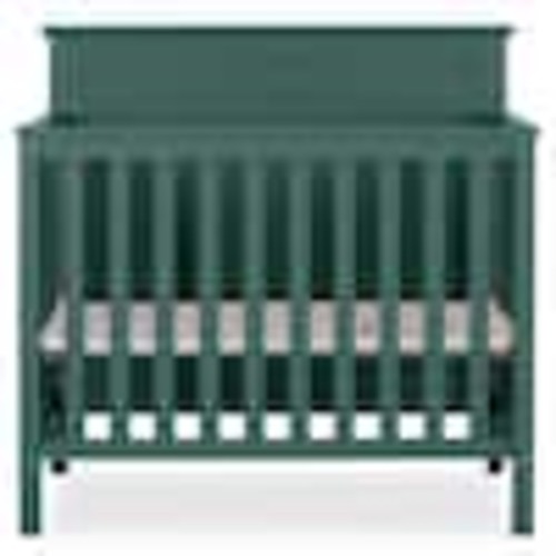 Dream On Me Ava 4-in-1 Olive Convertible Mini Crib 635-OLIVE