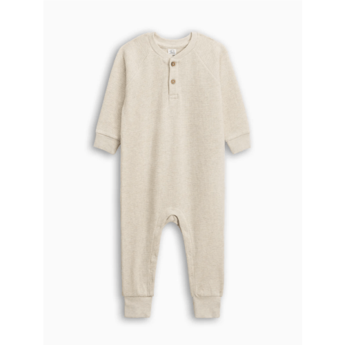 Crosby Waffle Knit Henley Romper
