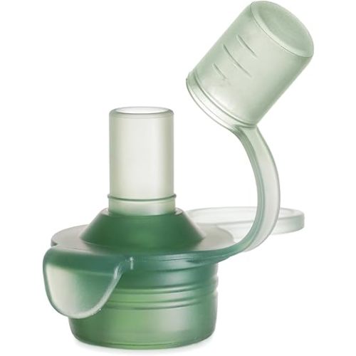 haakaa Silicone Yummy Pouch Sippy Spout, Adaptor Compatible haakaa Yummy Pouches and Milk Storage Bags,Not Compatible with Other Brands,Pea Green