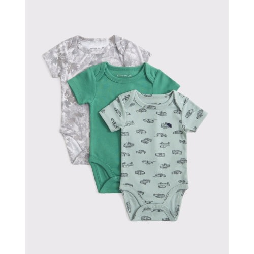 3-pack baby essential icon bodysuits