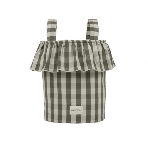 Basket Vichy - Bottle + Sand · Minicoton