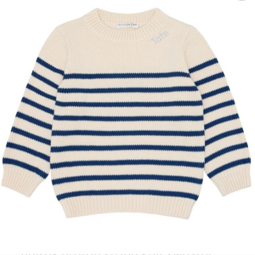 unisex breton stripe knit sweater – minnow