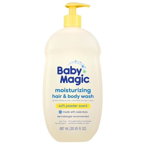 Baby Magic Moisturizing Hair & Body Wash | Specially Formulated for Baby's Delicate Skin | Tear-Free | Calendula & Coconut | 30 fl oz.