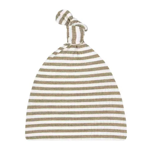 Indy Ribbed Top Knot Hat