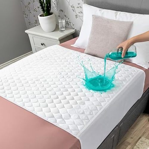 Hygge Sheets®️ Organic Washable Incontinence Bed Pads with Tucks - 100% Waterproof Reusable Mattress Protector Underpads - Rayon derived from Bamboo - King
