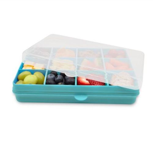 Melii Snackle Box - 48 oz - Blue: BPA-Free, Baby Food Container