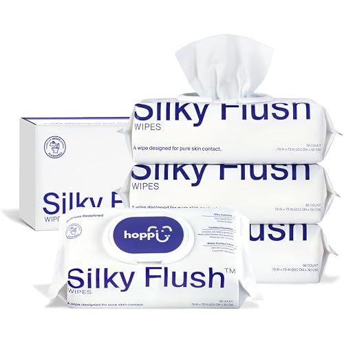 Hoppi Flushable Wipes for Toddlers, 224 Count