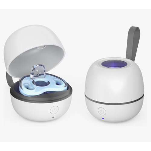 StarWin Pacifier Sanitizer Portable, UV Pacifier Case On The Go, Newborn Pacifier Holder, Mini Pacifier Storage Case for Travel, Keep's Baby's Binkies Clean