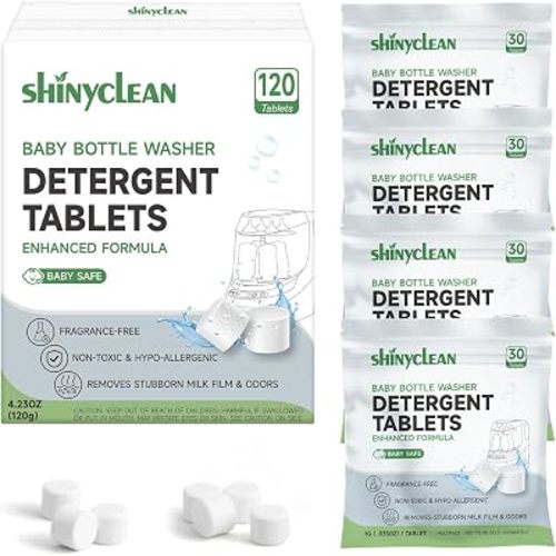 Bottle Washer Detergent Tablets, Fits All Machines, 120 count