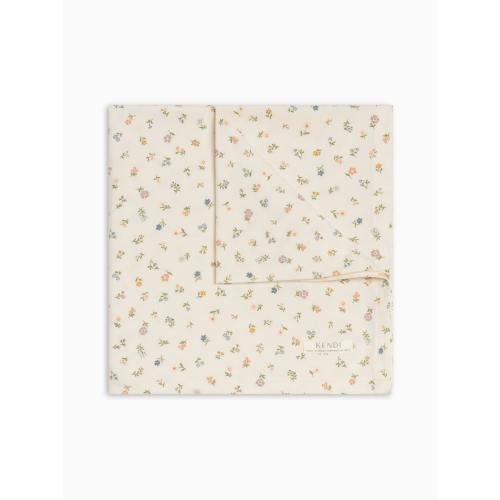 Swaddle Blanket - Petaline Floral / Fog + Fern
