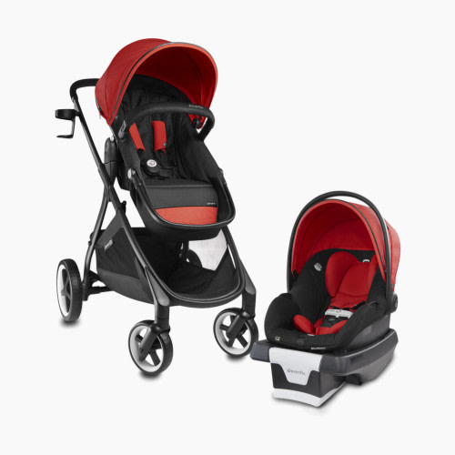 Evenflo Shyft Modular Travel System - Garnet Red