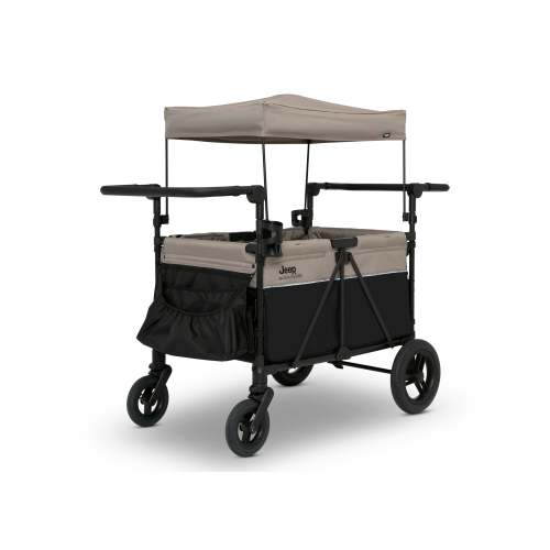 Jeep Gladiator 4-Seater Stroller Wagon - Black/Tran