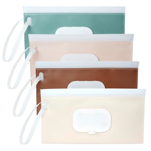 On the go wipe pouches