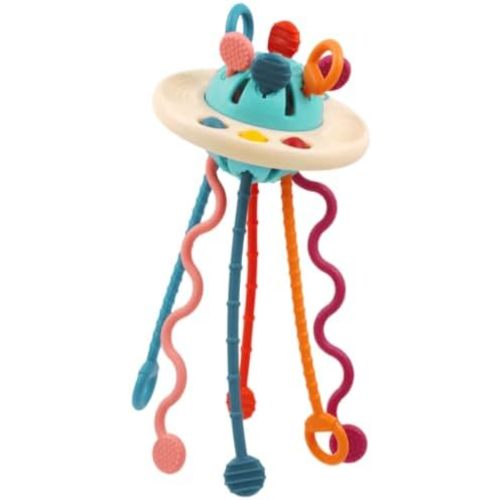 Montessori Pull String Sensory UFO Toy for Children 18 Months+