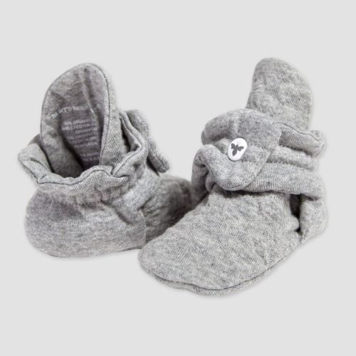 Burt's Bees Baby® Baby Quilted Bee Organic Cotton Booties - Gray